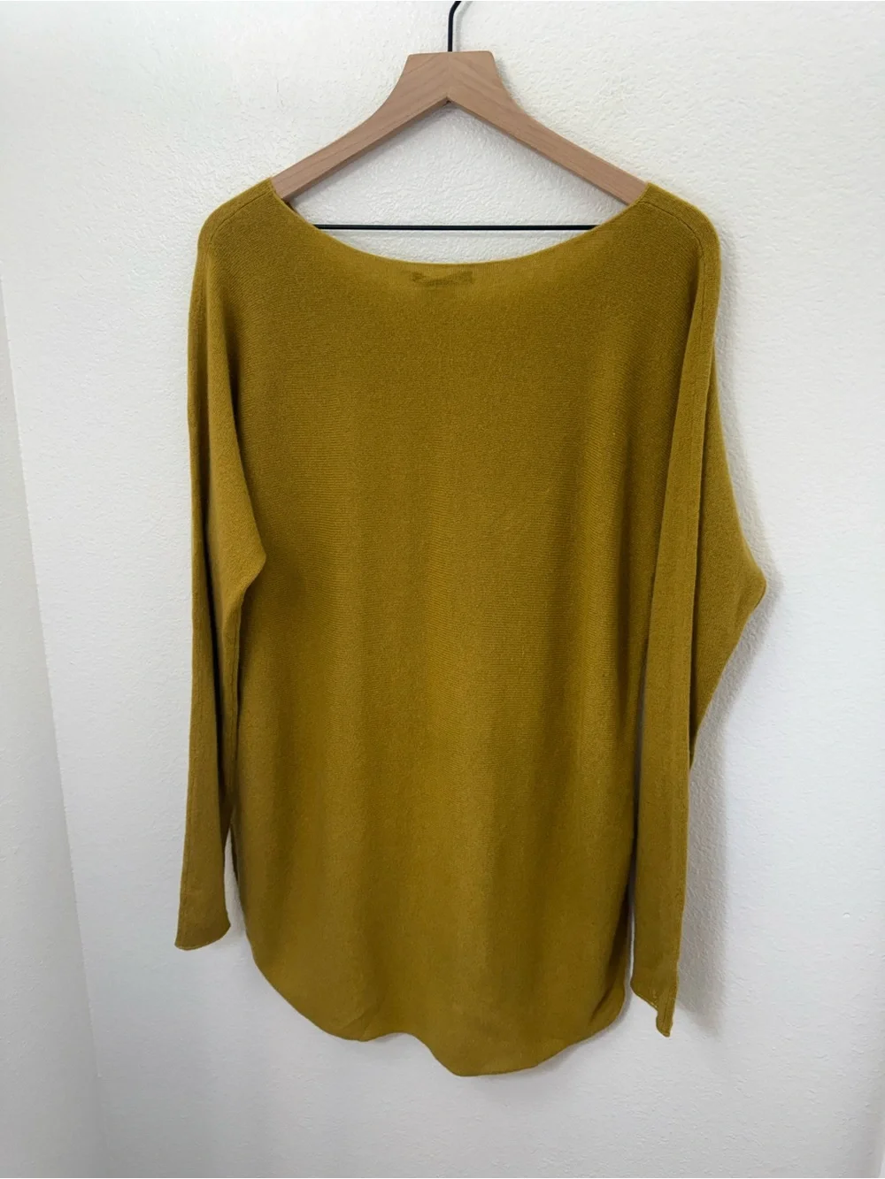 Vince Wool Cashmere Blend V Neck Tunic Sweater Medium